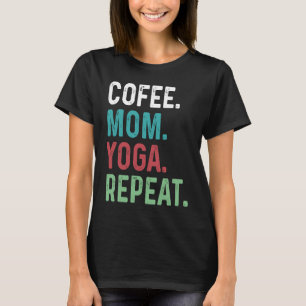 Camiseta Mujeres Café Yoga Mamá Café Yoga Café Yoga Curso d
