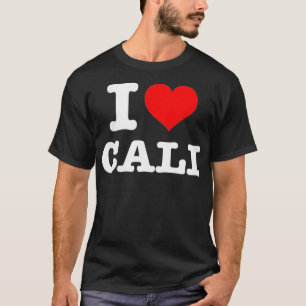 Camiseta Mujeres Cali I Love Cali I Heart Cali VNeck