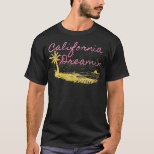 Camiseta Mujeres California Dreamin Surfing Retro Dreaming