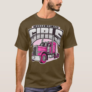 Camiseta Mujeres camioneras grandes camiones de rigor refra