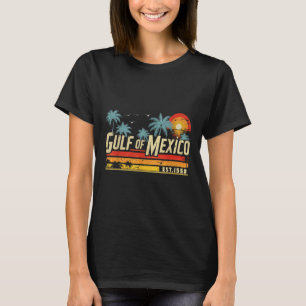 Camiseta Mujeres Camisas Del Golfo De México Vintage Gulf O