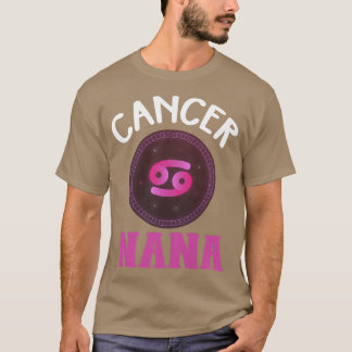 Camiseta Mujeres Cáncer de Rótulo Zodiaco Nana Horoscope As