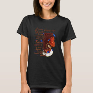 Camiseta Mujeres Capricornio Chica Afro Locs Chica Rótulos 