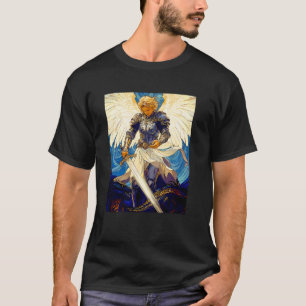Camiseta Mujeres Católicas Cristianas Arcángel San Miguel