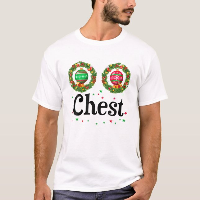 Camiseta Mujeres Chestahuetes Navidades de vestuario de par (Anverso)