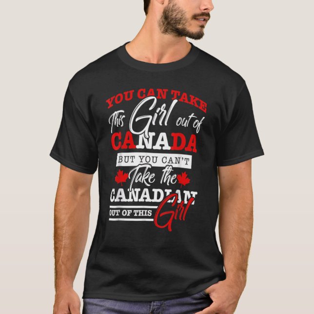 Camiseta Mujeres Chicas canadienses maples Leaf Canadá (Anverso)