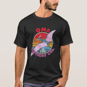 Camiseta Mujeres Chicas Cumpleaños I Oma I Pterodactylus I