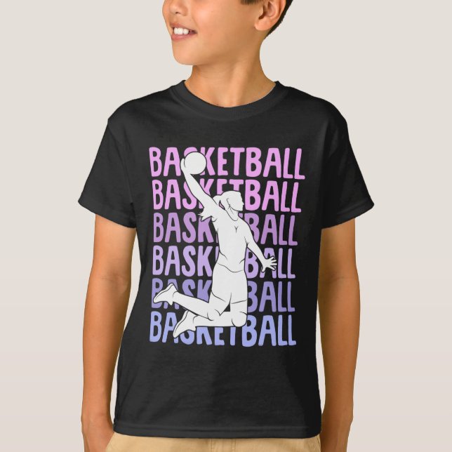 Camiseta Mujeres Chicas de baloncesto (Anverso)