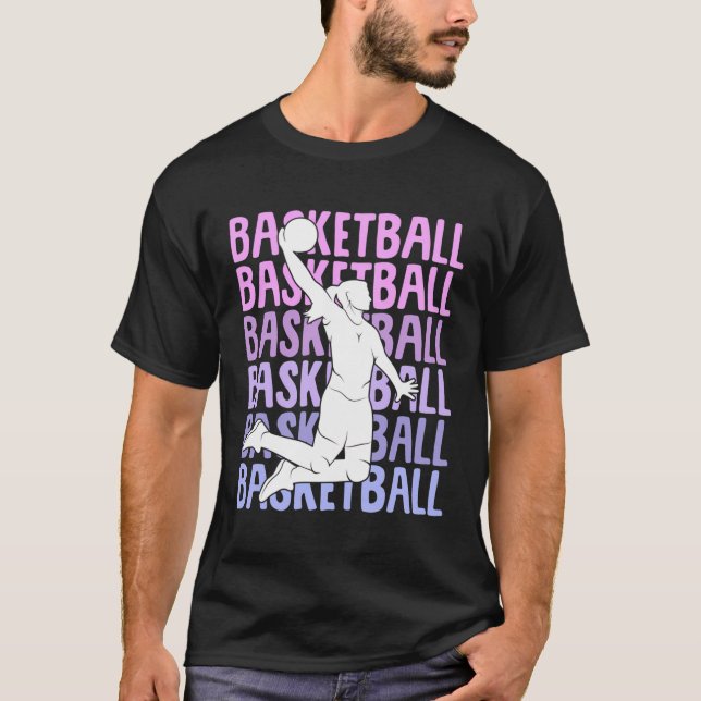 Camiseta Mujeres Chicas de baloncesto (Anverso)