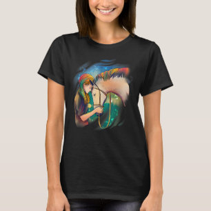Camiseta Mujeres Chicas de caballos Caballo Montando a Caba