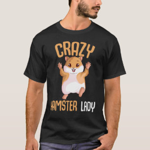 Camiseta Mujeres Chicas de Crazy Hamster Lady Hammy