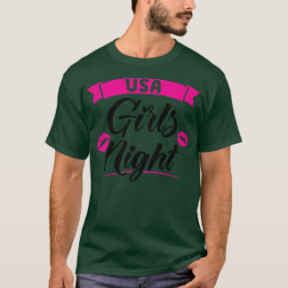 Camiseta Mujeres chicas de Estados Unidos fiestas nocturnas