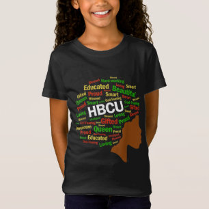 Camiseta Mujeres Chicas de historia de la HBCU Grad Afro