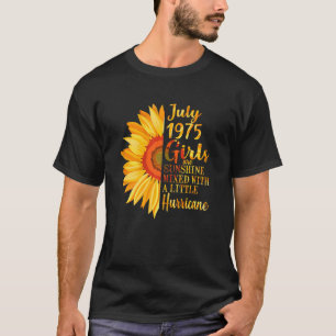 Camiseta Mujeres Chicas de julio 1975 47º cumpleaños 47 año