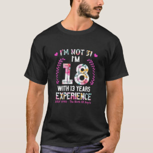 Camiseta Mujeres Chicas de julio 1990 31 Cumpleaños 31 Años