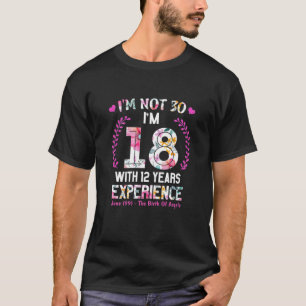 Camiseta Mujeres Chicas de junio 1991 30 cumpleaños 30 años