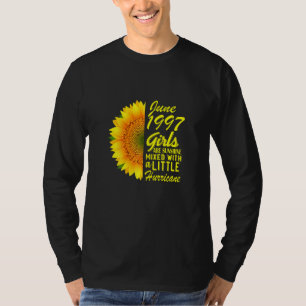 Camiseta Mujeres Chicas de junio 1997 Girasol 25º cumpleaño