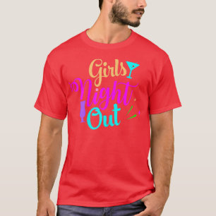 Camiseta Mujeres Chicas De Noche De Compromiso Bachelorette