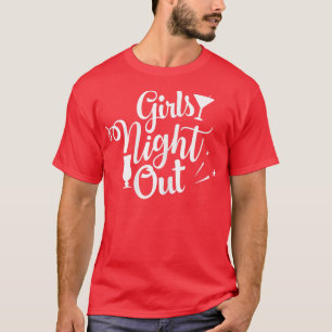 Camiseta Mujeres Chicas De Noche De Compromiso Bachelorette