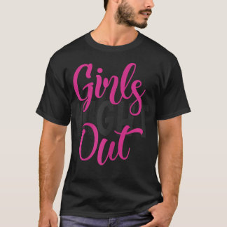 Camiseta Mujeres Chicas De Noche Fuera Bff Matching1791