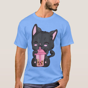 Camiseta Mujeres Chicas del gato Anime Maneki Neko, burbuja
