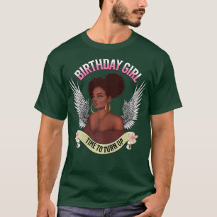 Camiseta Mujeres Chicas negras Magia Melanin Mujeres Cumple