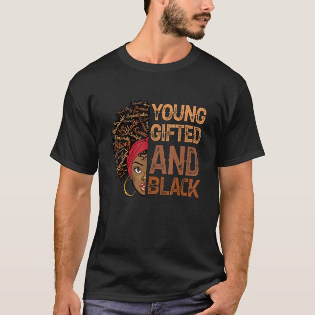Camiseta Mujeres Chicas Niñas Chicas Melanin (Anverso)