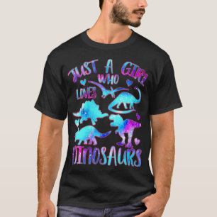 Camiseta Mujeres Chicas que aman los dinosaurios T