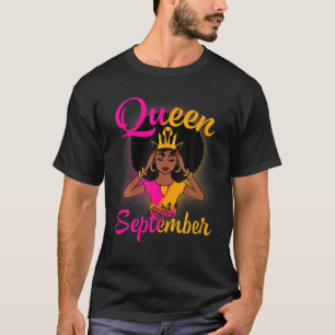 Camiseta Mujeres Chicas Queens Adolescente Nacida En Septie