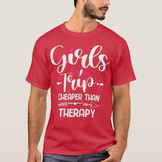Camiseta Mujeres Chicas viajan Chicas en viaje por carreter