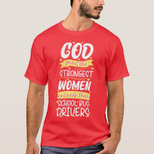 Camiseta Mujeres chofer de autobús escolar son divertidas
