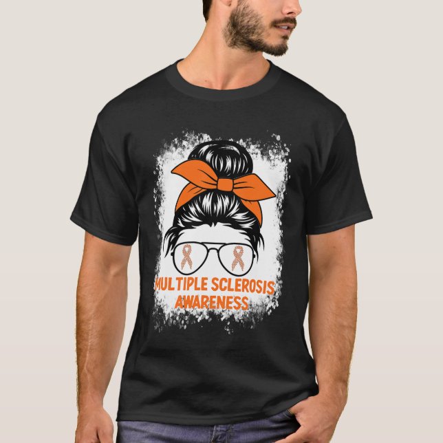 Camiseta Mujeres Cinta naranja Ms Esclerosis Múltiple (Anverso)