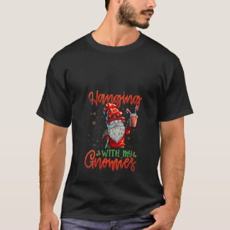Camiseta Mujeres Colgando Con Mis Gnomies Mujeres Tres Navi