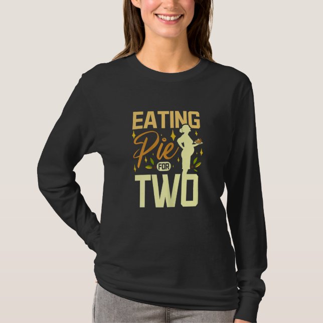 Camiseta Mujeres comiendo pastel para dos (Anverso)
