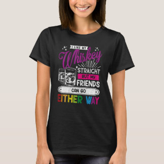 Camiseta Mujeres Como Mi Whiskey Lgbtq Lesbians Pri