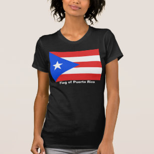 Camiseta Mujeres con bandera de Puerto Rico