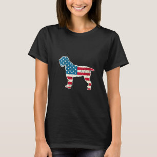 Camiseta Mujeres Con Cableado, Apuntando Griffon 4 De Julio