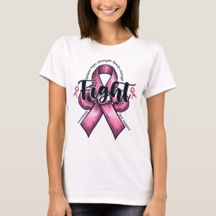 Camiseta Mujeres con cáncer de mama luchan contra el cáncer