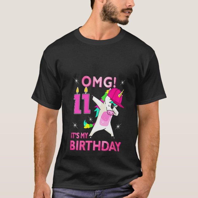 Camiseta ¡Mujeres con hijos de 11 años, Dios mío! Es mi 11º (Anverso)