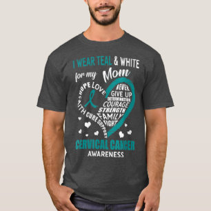 Camiseta Mujeres Con Las Que Uso Blanco Verde azulado Mi Ma