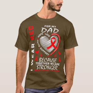 Camiseta Mujeres Con Las Que Uso El Rojo Por La Enfermedad
