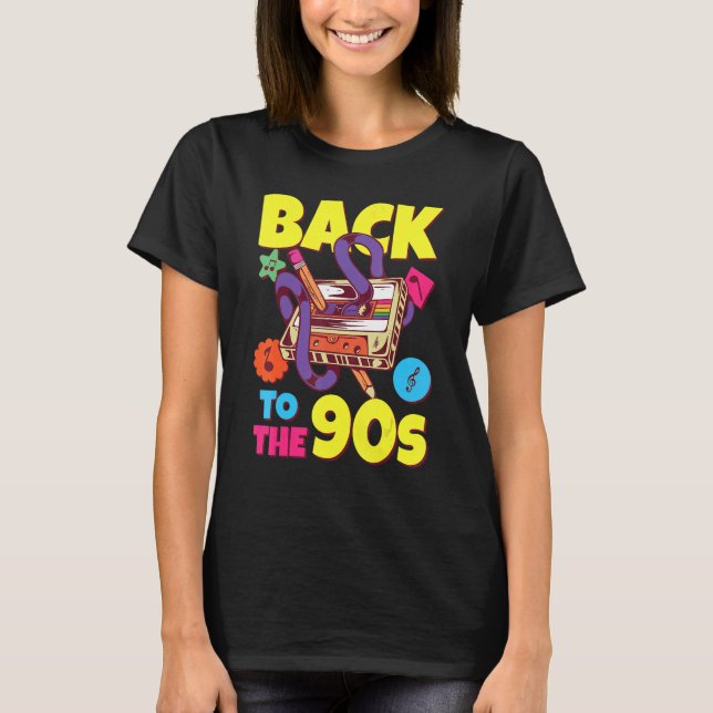 Camiseta Mujeres con ropa de Fiesta de los años 90, hombres (Anverso)