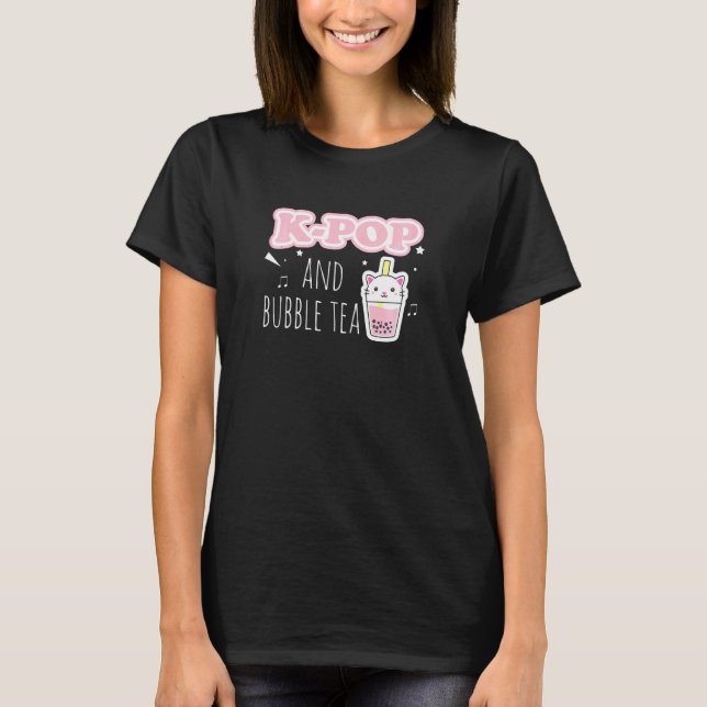 Camiseta Mujeres Corea Chicas adolescentes de la burbuja de (Anverso)