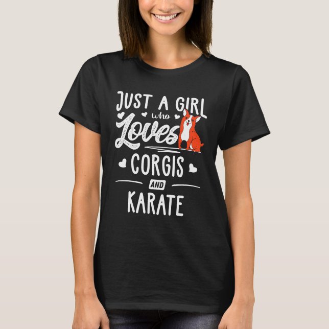 Camiseta Mujeres Corgis Y Karate (Anverso)