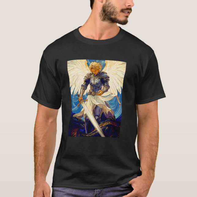 Camiseta Mujeres cristianas católicas de San Miguel Arcánge (Anverso)