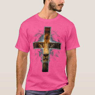 Camiseta Mujeres Cristianas Jesús León De La Tribu Judá Cru
