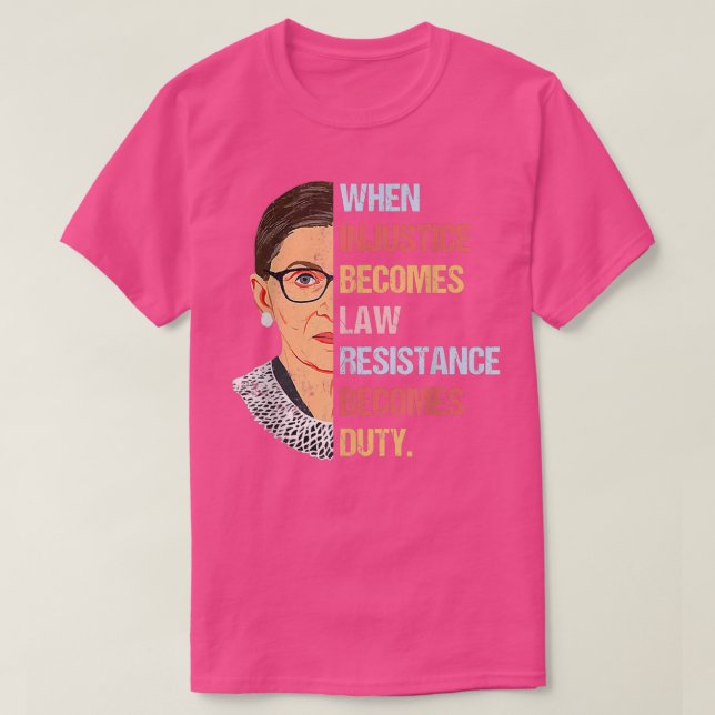 Camiseta Mujeres cuando la injusticia se convierte en resis (Diseño del anverso)