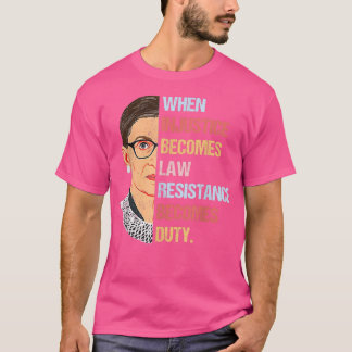 Camiseta Mujeres cuando la injusticia se convierte en resis