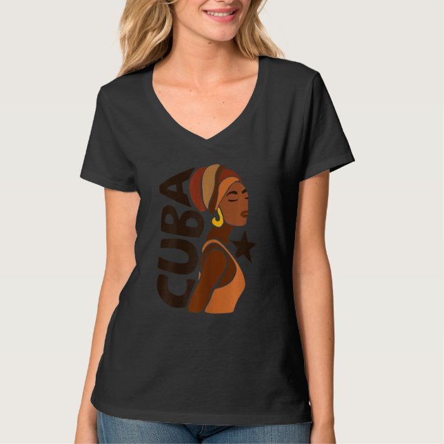 Camiseta Mujeres Cuba Habana Cuba (Anverso)
