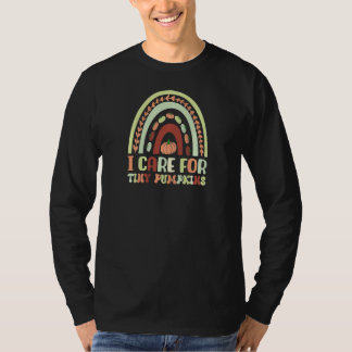 Camiseta Mujeres Cuido Calabazas Pequeñas Mujeres Pediátric